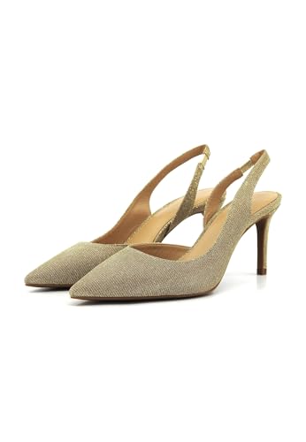 MICHAEL KORS Damen Alina Flex Sling Pump Décolleté, Goldene Schaufeln, 41 EU im Sale