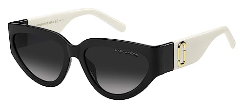 Marc Jacobs Unisex Marc 645/s Sunglasses, 80S/9O Black White, 57 im Sale