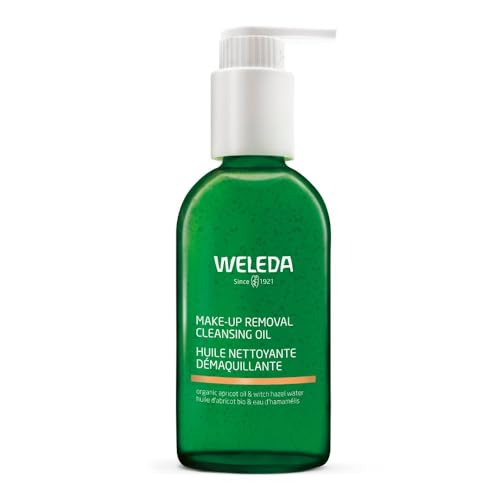 WELEDA Bio Make-Up Removal Cleansing Oil parfümfrei - Naturkosmetik Reinigungsöl zur Entfernung von Make-Up, reinigt und entfernt die Haut, ohne fettiges Gefühl zu hinterlassen (vegan, 150 ml) im Sale