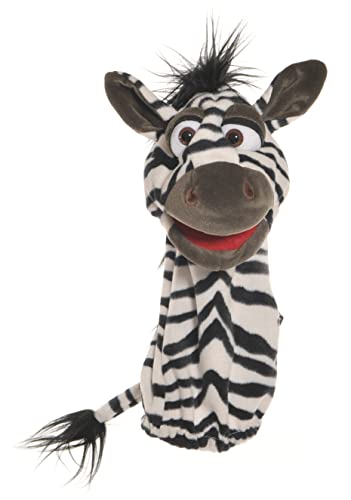 Living Puppets Handpuppe Quasselwurm Zebra aus Stoff in der im Sale