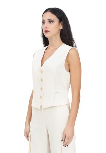 PATRIZIA PEPE Weste Creme für Damen, beige, 42 im Sale