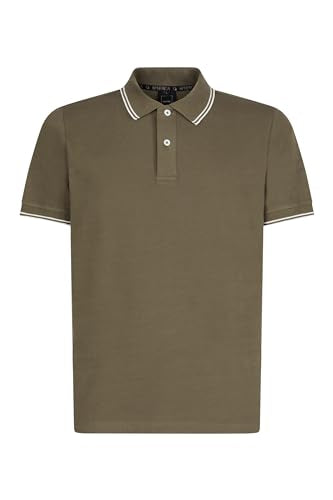 Geox Men's Polo SPHERICA Poloshirt, DEEP Olive, im Sale