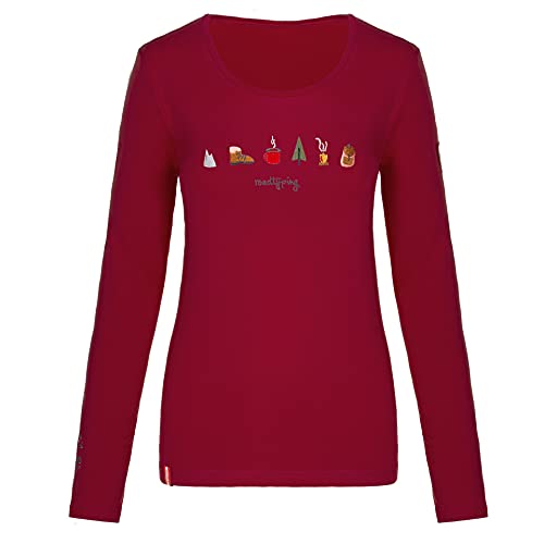 Almgwand Damen Langarmshirt Lazinseralm Bordeaux S