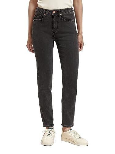 Scotch & Soda Damen High Five Slim Fit Jeans, Midnight Oil, 25-32 im Sale