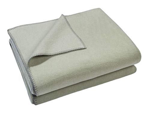 Zoeppritz Soft-Fleece Decke 110x150 Milky Green