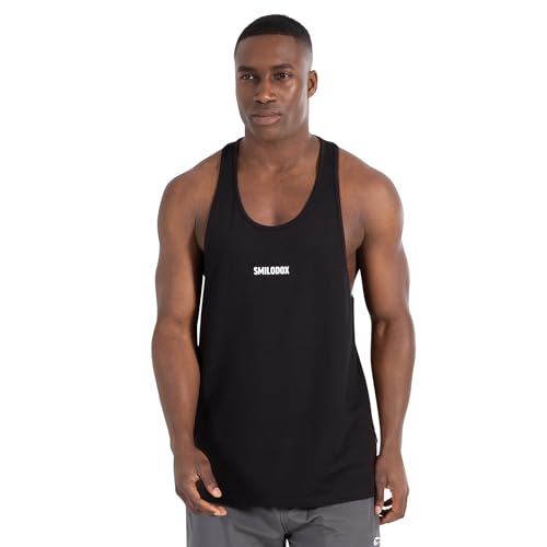 SMILODOX Herren Tank Top Stringer Leno, Regular Fit, ärmelloses Workout-Shirt für Gym, Fitness & Bodybuilding, im Sale