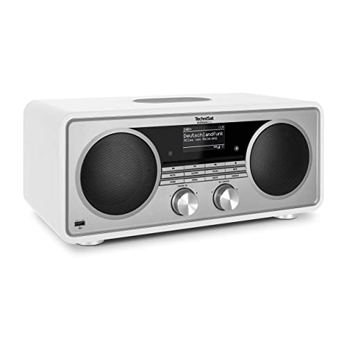 TechniSat DIGITRADIO 602 - Kompaktanlage mit 70 Watt 2.1 Lautsprechersystem (Stereo Musik-Center mit Internetradio, DAB+, UKW, CD-Player, USB, Bluetooth, App-Steuerung, Qi Ladestation)