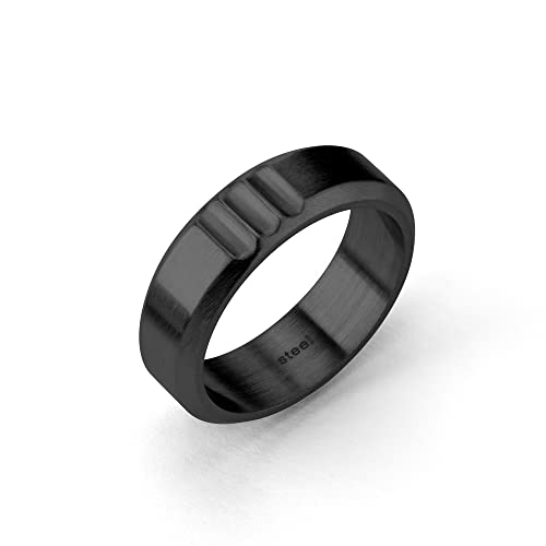 Fynch-Hatton Ring FHJ-0009-R-60 Schwarz