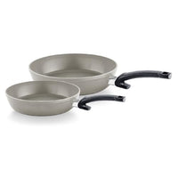 Thumbnail for Fissler Ceratal Comfort Pfannen-Set / 2-teilig, Aluminium-Pfanne, Keramik-beschichtet (24+28 cm) Ceramic Bratpfanne antihaftend – Induktion, Grau im Sale