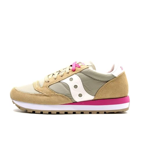 Saucony Jazz-Schuhe Original Code S1044-639, Braun Weiß Rosa, EU im Sale