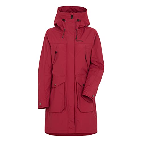 Didriksons W Thelma Parka 8 Rot, Damen Parkas, Größe 38 - Farbe Ruby Red im Sale