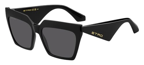 ETRO Damen Small Sonnenbrille, schwarz, 56 im Sale