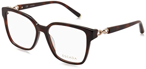 Escada Damen Vesd56 Sonnenbrille, Braun, Hochglanz (Shiny Dark Havana), 52 im Sale