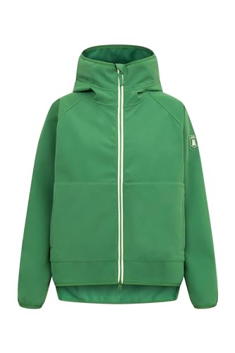 derbe Softshell Jacke Peutby Damen Grün 34 | Softshelljacke | Übergangsjacke | Frauen| Kapuze | Zip | Hamburg im Sale