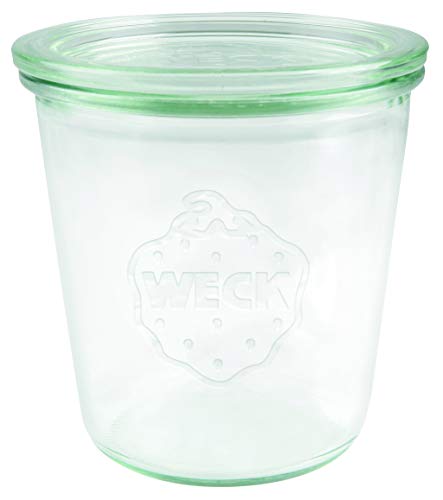 Weck Sturzglas 290 ml (Hochwertiges Einweck, Einmach Glas mit Glasdeckel; zum Einkochen; Hitzebeständig; Mikrowellengeeignet; Backofengeeignet; Rundrandglas) 900, 6 Stück im Sale