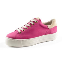 Thumbnail for Paul Green Damen SUPER Soft Pauls, Frauen Low-Top Sneaker,Strassenschuhe,Sportschuhe,Freizeitschuhe,Turnschuhe,Laufschuhe,Pink (Barbie/Ivory),38 EU / 5 UK im Sale