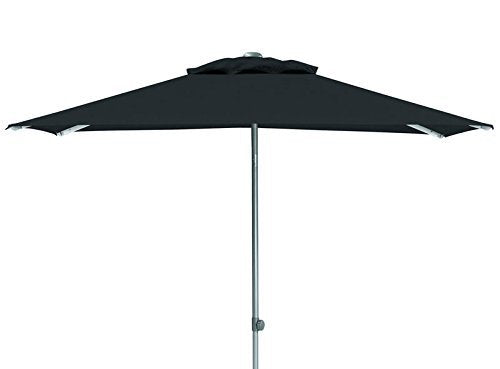 Kettler Easy Push Advantage Sonnenschirm 200 cm x 200 cm - wetterfester Gartenschirm - hochwertiges Aluminiumgestell & Bezug aus Polyester mit PU-Beschichtung - perfekt als Terrassenschirm - silber & anthrazit im Sale