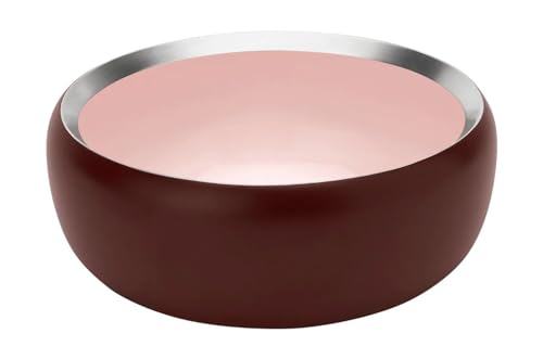 Stelton - Schale - Ora - Edelstahl - Warm Maroon - Powder - Ø 15 cm