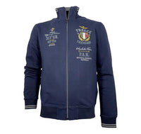 Thumbnail for Aeronautica Militare FE1947 Frecce Tricolori Full-Zip Herren Sweatshirt Strickjacke, 08380 Blau, im Sale