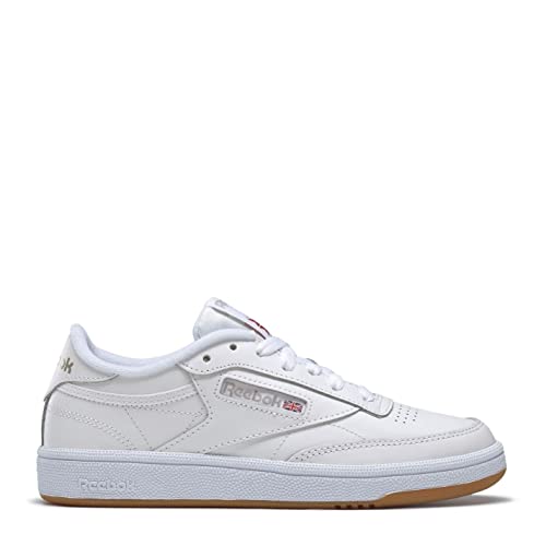 Reebok Damen Club C 85 Sneaker,White Light Grey Gum,39 EU im Sale