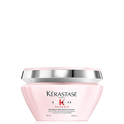 Kérastase Stärkende Haarmaske für brüchiges und strapaziertes Haar, Aufbauend und effektiv gegen Haarausfall, Masque Reconstituant, Genesis, 200 ml