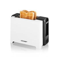 Thumbnail for Cloer 3531 Full-Size Toaster für 2 XXL Toastscheiben, 750-900 Watt, Toast-Check-Funktion, Brötchenaufsatz, Auftaufunktion, Nachhebevorrichtung, weiß