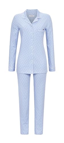 Ringella Pyjama mit Durchgehender Knopfleiste Farbe Smoke, im Sale