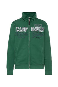 Thumbnail for Camp David Herren Sweatjacke mit Artwork im Retro-Style Black im Sale