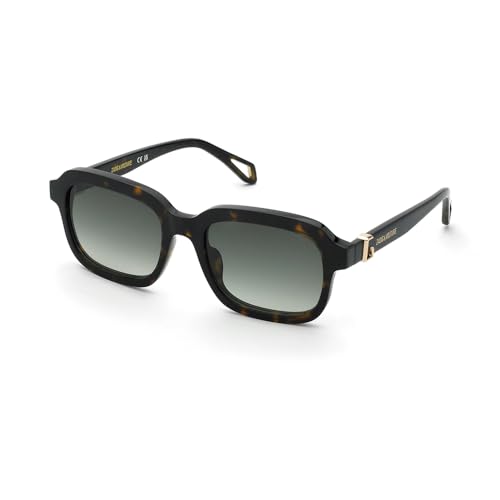 Zadig & Voltaire Damen Szv416 Sonnenbrille, Braun, Hochglanz (Shiny Dark Havana), 53/19/140 im Sale