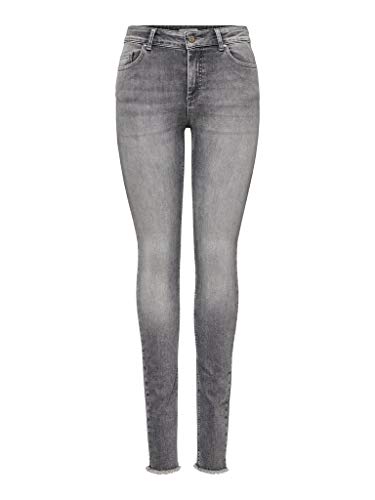 ONLY Damen Jeans 15188520 Grey Denim L-32 im Sale