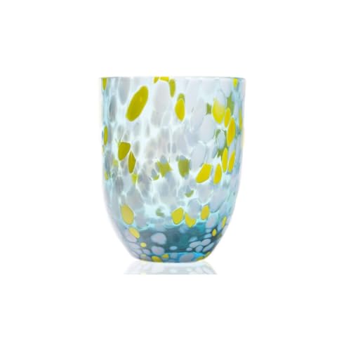 Anna von Lipa Big Confetti Tumbler Aqua-Lemon