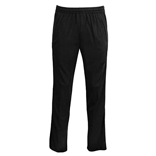 hajo Damen Jogginghose Funktions-Rehahose mit Reißverschluß am Hosenbein, Schwarz, Gr. 46 im Sale