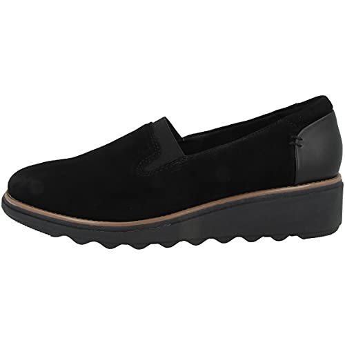 Clarks Damen Sharon Dolly Slipper, Schwarz, 39.5 EU im Sale