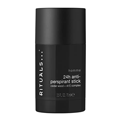 RITUALS Antitranspirant Deodorant Stick von The Homme Collection, 75 ml - Mit Zedernholz - Anti-Trockenheitseigenschaften mit Vitamin E-Komplex im Sale