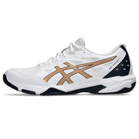 Thumbnail for Asics Herren Gel-Rocket 11 Sneaker, Weiß, reines Gold, 42 EU im Sale