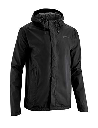 Gonso Herren Regenjacke Save Light, Fahrradjacke mit Kapuze, wasserdicht und atmungsaktiv, Radjacke mit wärmeisolierendem Innenfutter aus Mesh im Sale