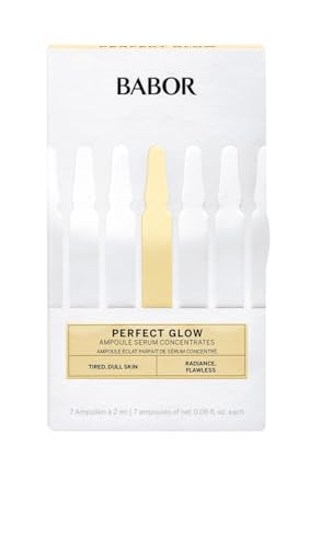 BABOR Perfect Glow, Serum Ampullen für das Gesicht, Mit Glow Pigmenten für einen strahlenden Teint, Vegane Formel, Ampoule Concentrates, 7 x 2 ml im Sale