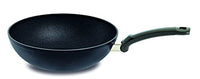 Thumbnail for Fissler Adamant / Aluminium-Wok, Asia-Pfanne (Ø 28 cm) beschichtet, antihaftend, hoher Rand, kratzfest, alle Herdarten - Induktion, Schwarz