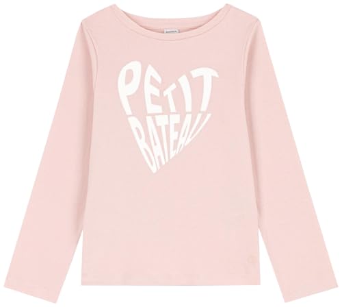 Petit Bateau Mädchen Langarm-T-Shirt, Rosa Saline, 12 Jahre im Sale