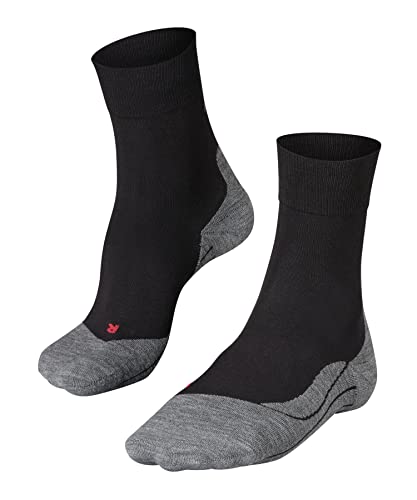 FALKE Damen Laufsocken RU4 Endurance W SO Baumwolle antiblasen 1 Paar, Schwarz (Black-Mix 3010), 39-40 im Sale