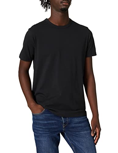 Marc O'Polo Herren 51556 T-Shirt Mit Rundhals-Ausschnitt, Bequemes Oberteil Aus Bio Baumwolle, Klassisches Kurzarmshirt Für, Weiß, EU im Sale