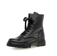 Thumbnail for Gabor Damen Combat Boots, Frauen Stiefeletten,Wechselfußbett,Best Fitting,uebergangsschuhe,uebergangsstiefel,Winterschuhe,schwarz,38 EU / 5 UK im Sale