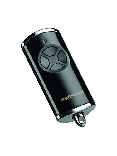 Hörmann Handsender HSE 4 BS (Frequenz 868 MHz, Hochglanz schwarz, Garagentorantrieb mit Chrom-Kappen, Batterien, Maße 28x70x14 mm, inkl, Schlüsselring) 4511561 im Sale