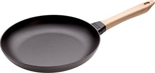 STAUB Bratpfanne / Schmorpfanne mit zwei Griffen, 26 cm, Gusseisen, mit mattSchwarzer Emaillierung im Inneren der Pfanne, für alle Herdarten inkl Induktion & Backofen, Graphitgrau im Sale