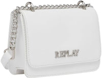 Thumbnail for Replay Damen Handtasche aus Kunstleder, Optical White 001 (Weiß), Onesize im Sale