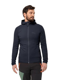 Thumbnail for Jack Wolfskin Herren BAISELBERG Hooded FZ M Fleece-Jacke, Night Blue, L im Sale