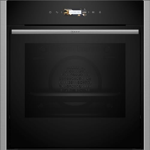 NEFF B44CR21N0 Einbau-Backofen N70, Made in Germany, Integrierbarer Backofen 60 x 60cm, Hide, Full Touch TFT-Display, Automatikprogramme, Home Connect, Edelstahl, Amazon Exclusive Edition im Sale