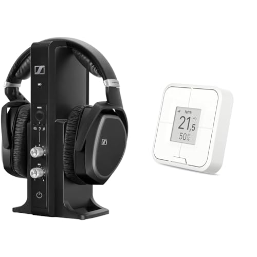 Sennheiser RS195-U Digitales Funkkopfhörersystem & AVM Fritz!DECT 440 (portabler