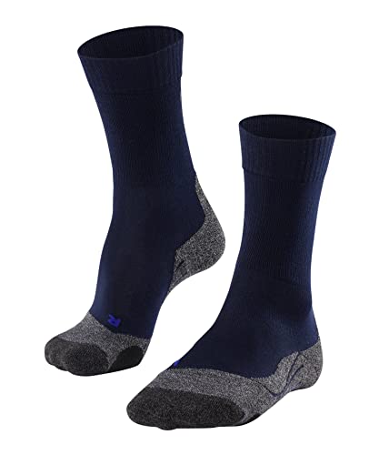 FALKE Damen Wandersocken TK2 Explore Cool W SO Funktionsgarn antiblasen dick 1 Paar, Blau (Marine 6120), 35-36