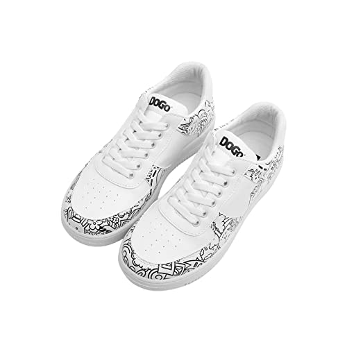 DOGO Schuhe Vegane Damen Dice Sneakers - Bon Voyage 38 im Sale